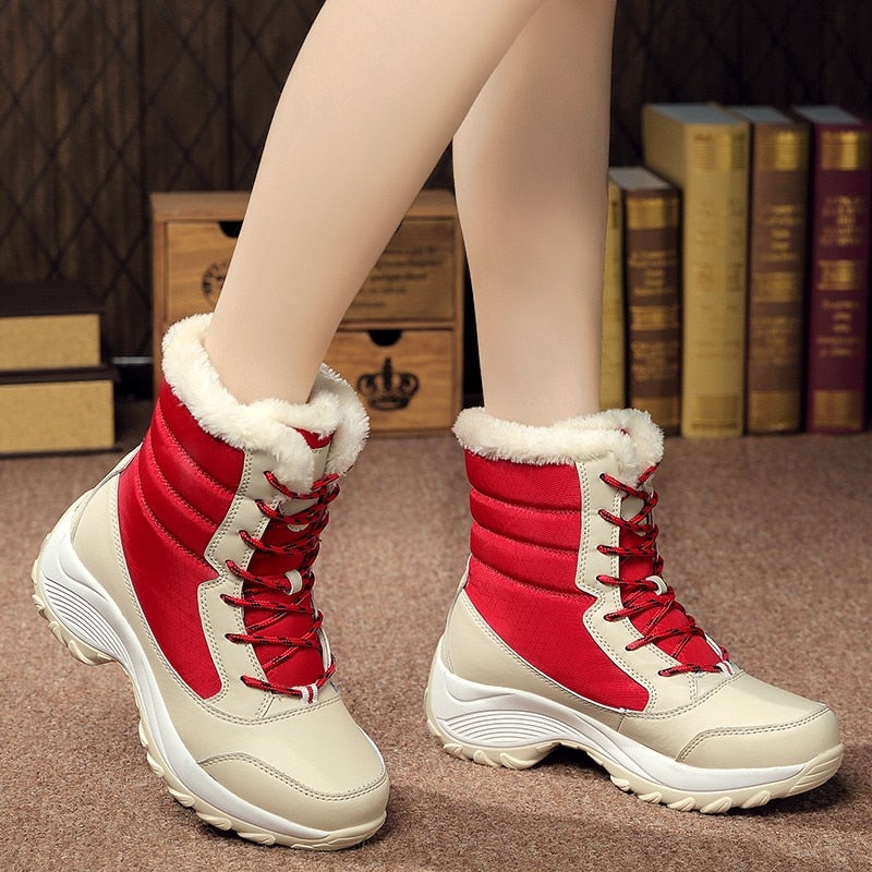 Waterproof Platform Ankle Boots