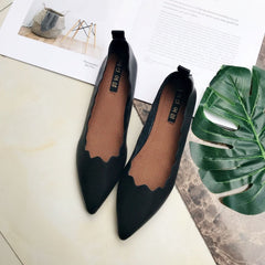 Casual Soft Flats With Pointed Toe