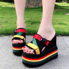 Flip Flops With High Platform