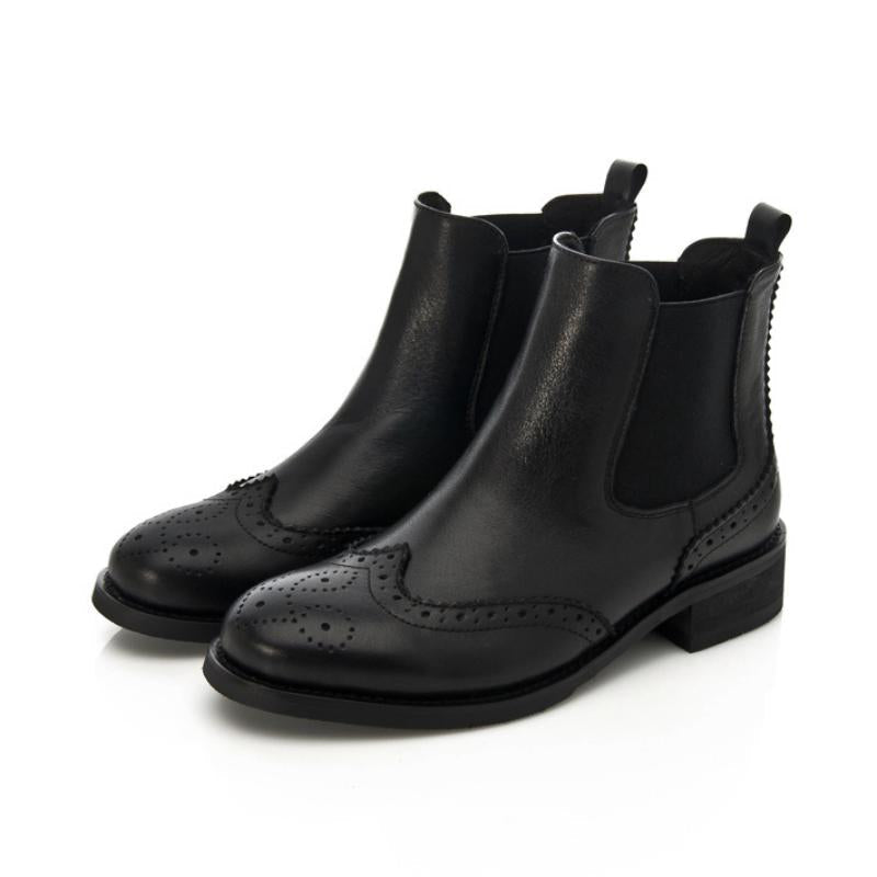 Casual Genuine Leather Ankle Boots