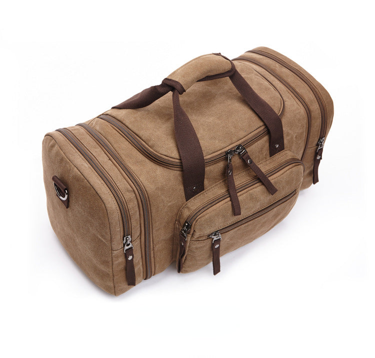 Casual Canvas Large Capacity Weekend Duffle Bag