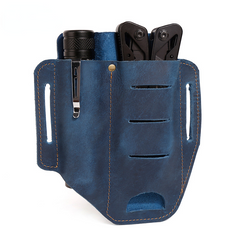 Men Organizer Tactical Package Leather Waist Bag