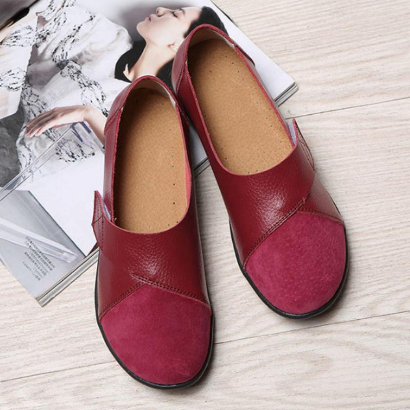 Genuine Leather Flats