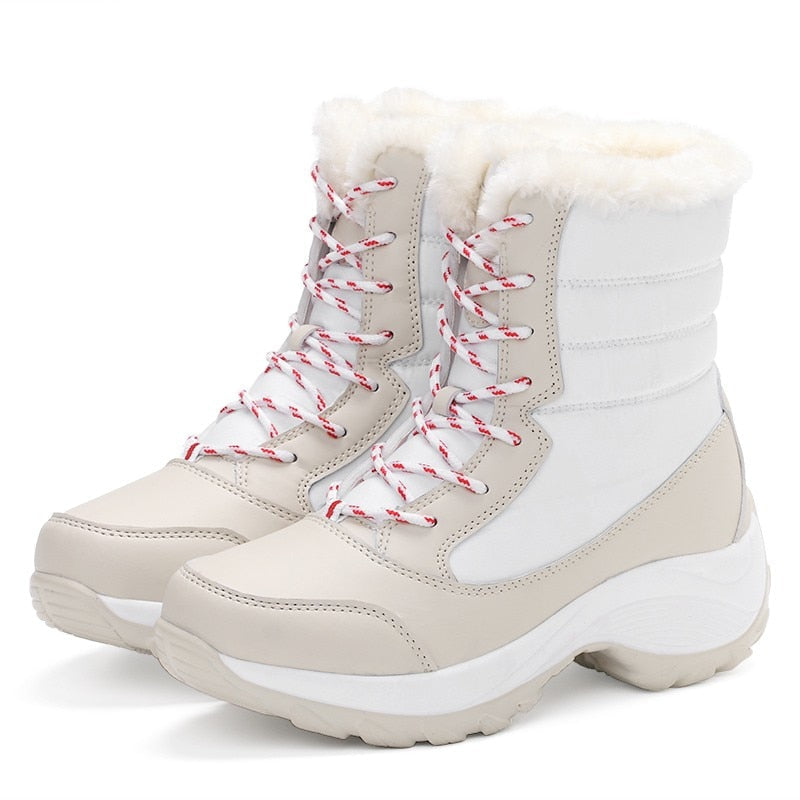 Waterproof Platform Ankle Boots