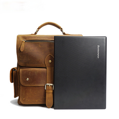Vintage Herren Leder Computer