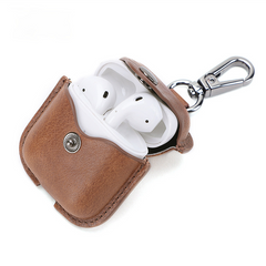 Retro Airpods Leather Case