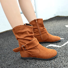 Casual Solid Boots