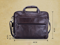 Vintage Herren Leder Business Aktentasche