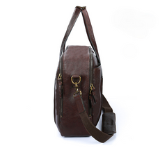 Tragbare Aktentasche aus Vintage-Leder 