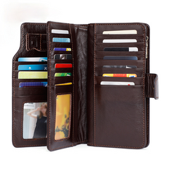 Men Multi Functional Handmade Leather Wallets