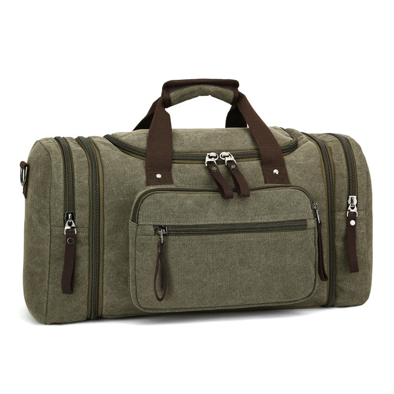 Casual Canvas Large Capacity Weekend Duffle Bag