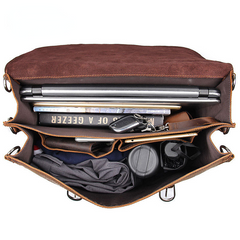 Luxury Cowhide Leather Traveling Bag