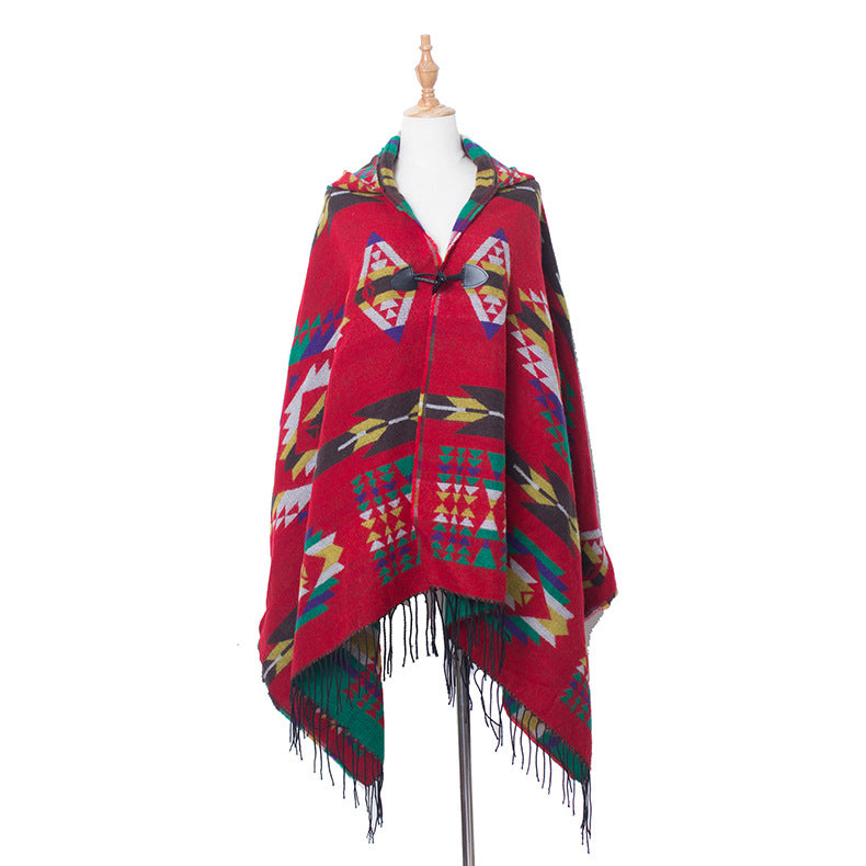 Boho Shawls with Hat