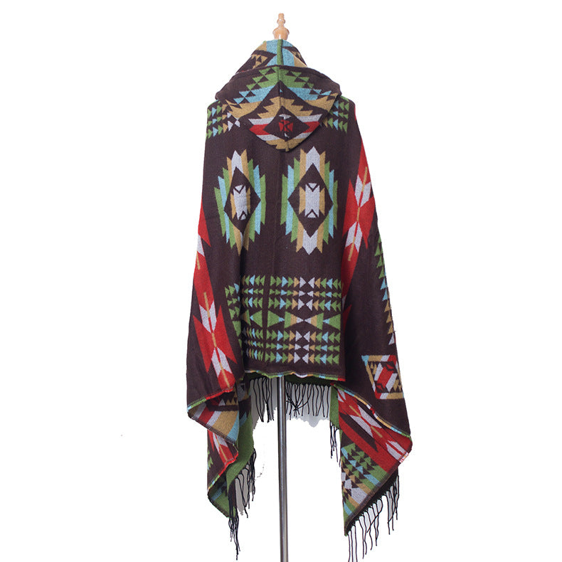 Boho Shawls with Hat