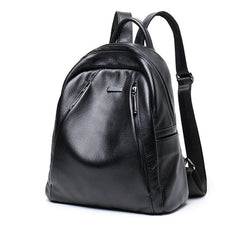 Bolso casual de viaje de cuero negro