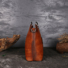 Vintage Handtaschen für Damen aus Rindsleder mit großem Stauraum