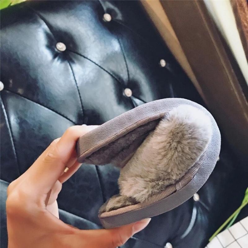 Faux Fur Warm Home Slippers