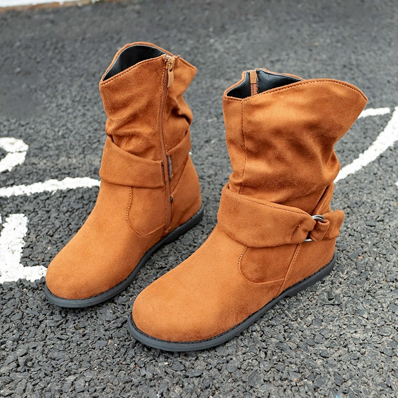 Casual Solid Boots