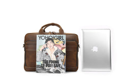 Men's Leather Business Laptop Bag