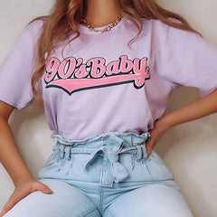 Camiseta de bebé de los 90