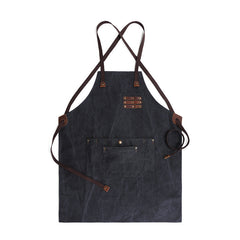Vintage Canvas Leder Gürtel Schürze A-5792 