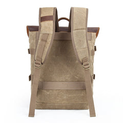 SLR-Kamera im Vintage-Stil aus gewachstem Canvas-Leder