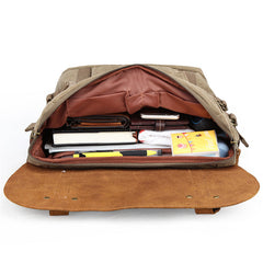 SLR-Kamera im Vintage-Stil aus gewachstem Canvas-Leder