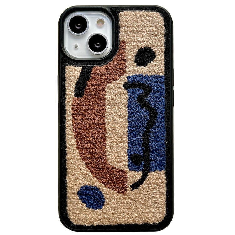 Funda para iPhone con diseño de osito abstracto