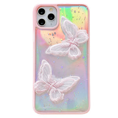 Funda para iPhone con mariposas estéticas 