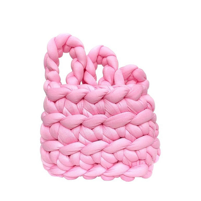 Bolso de crochet estético