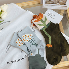 Ästhetische Blumensocken