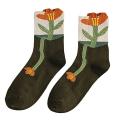 Ästhetische Blumensocken