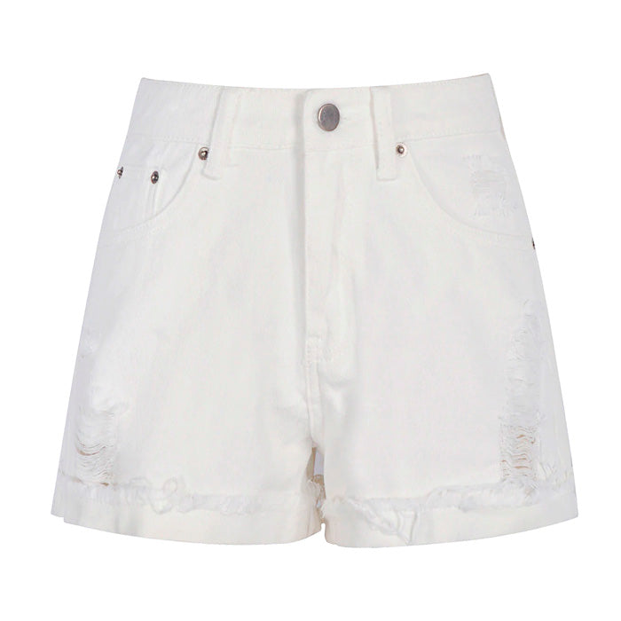 Aesthetic Outlines Embroidery Shorts