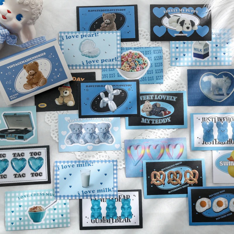 Juego de pegatinas estéticas para scrapbooking