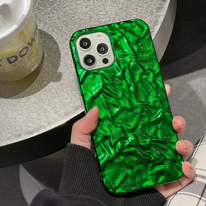 Funda estética para iPhone con lámina de aluminio