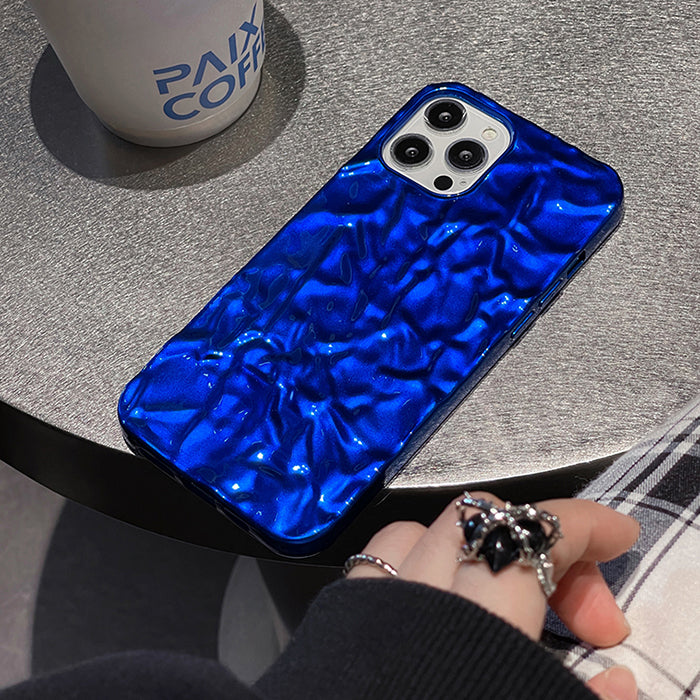 Funda estética para iPhone con lámina de aluminio