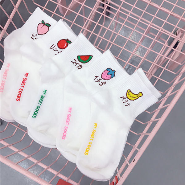 Aesthetic Fruits Socks