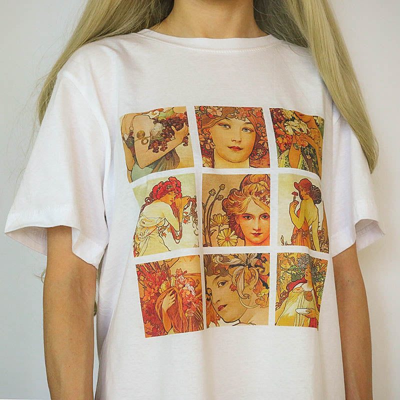 Camiseta de Alphonse Mucha