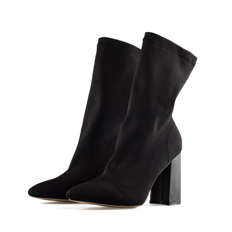 Elastic Ankle Boots