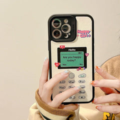 ¿Estás feliz hoy? Funda para iPhone