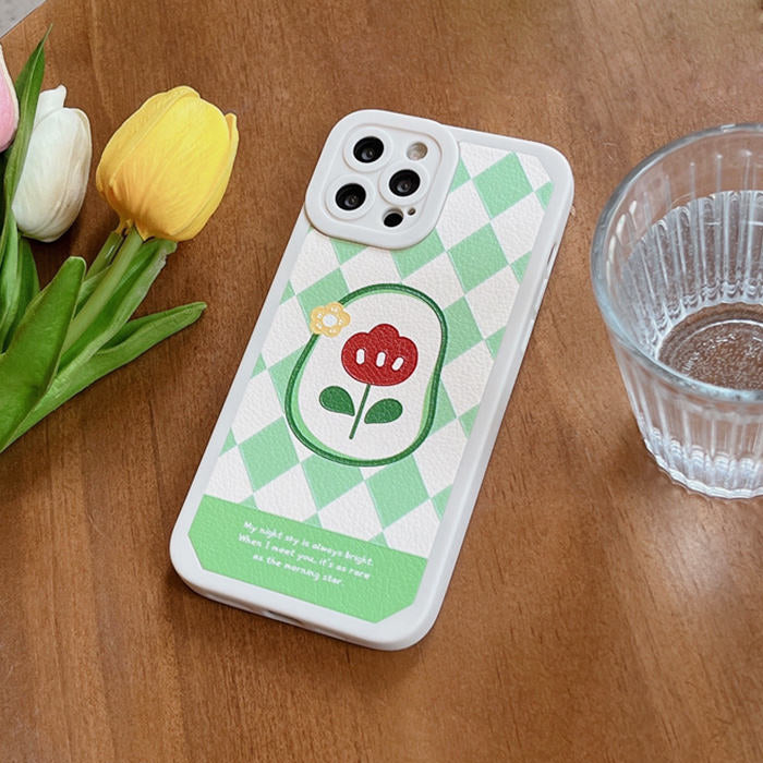 iPhone-Hülle mit Argyle-Blume