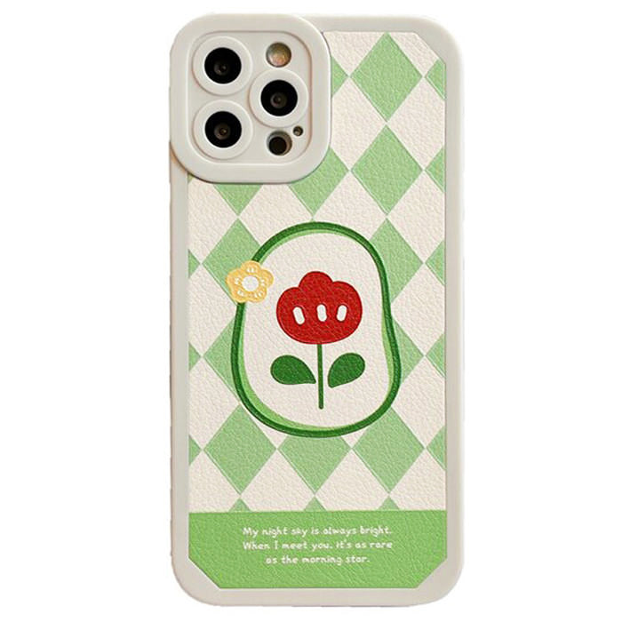 iPhone-Hülle mit Argyle-Blume