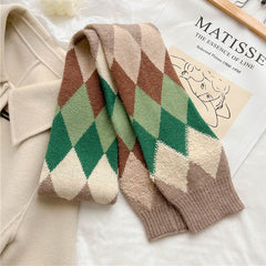 Schal mit Argyle-Muster