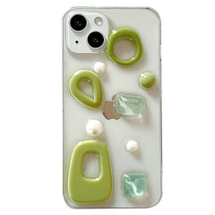 Funda para iPhone con gemas artificiales