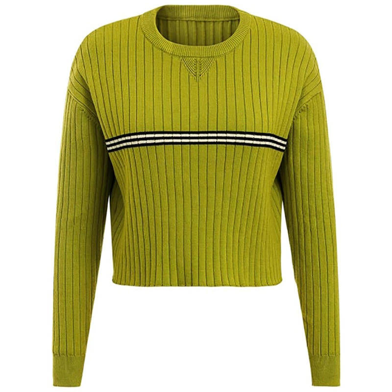 Pullover in Avocadogrün