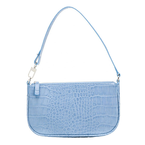 Bolso baguette azul bebé