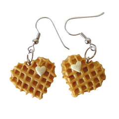 Belgian Waffle Earrings