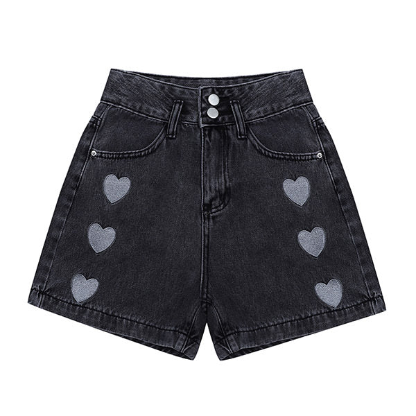 Black Hearts Shorts