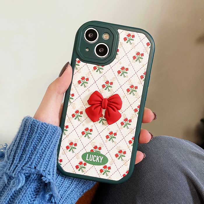 iPhone-Hülle mit Blumenmotiv