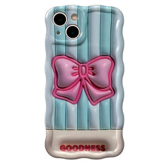 Bowknot Stripes iPhone Case